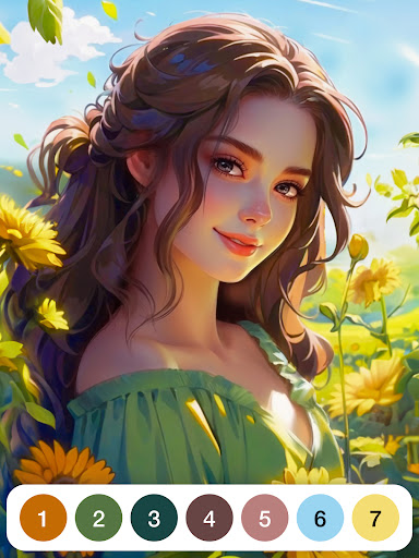 Captura de pantalla de Pintar Por Números Colorear