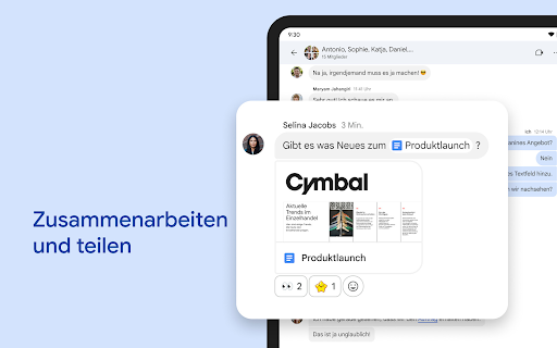Google Chat Screenshot