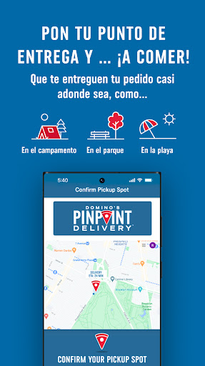 Captura de pantalla de Domino's Pizza USA