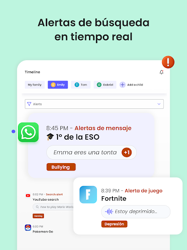 Captura de pantalla de Qustodio Control Parental