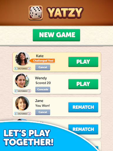 Captura de pantalla de Dice Yatzy - Classic Fun Game