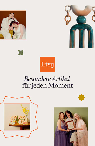 Etsy: Wohnen & Mode kaufen Screenshot