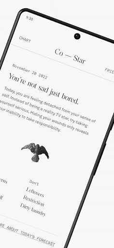 Co–Star Personalized Astrology screenshot