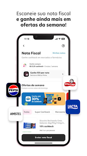 Méliuz: Cashback e Nota Fiscal Screenshot