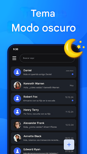 Captura de pantalla de Aplicación de mensajería SMS