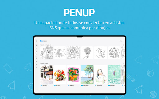 Captura de pantalla de PENUP