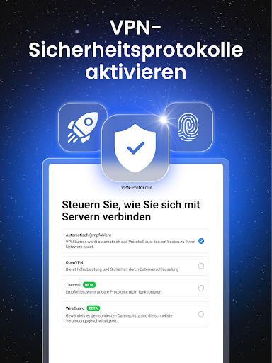 VPN Lumos: VPN für Sicherheit Screenshot