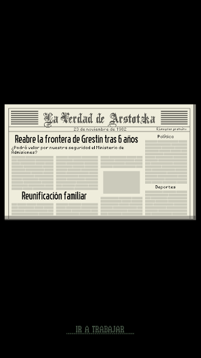 Captura de pantalla de Papers, Please