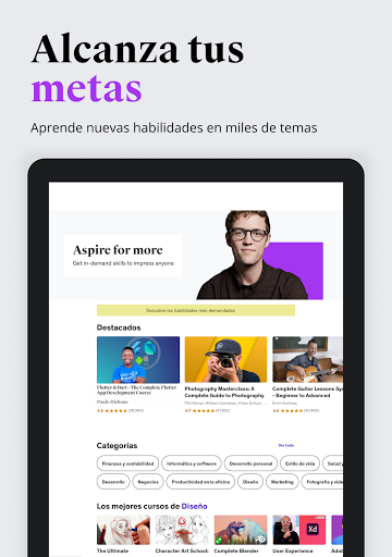 Captura de pantalla de Udemy - Cursos Online