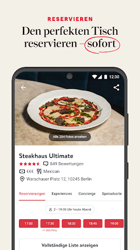 OpenTable Screenshot