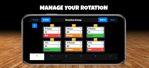 Captura de pantalla de Volleyball Rotations