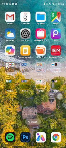 Launcher iOS 26 screenshot