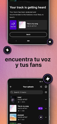 Captura de pantalla de SoundCloud: Tu Música Favorita