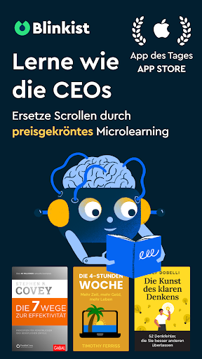 Blinkist: Buchzusammenfassung Screenshot