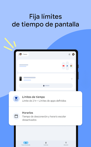 Captura de pantalla de Google Family Link