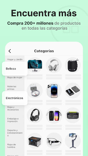 Captura de pantalla de Alibaba.com