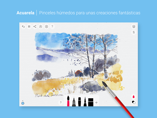 Captura de pantalla de Tayasui Sketches