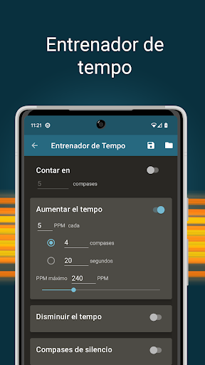 Captura de pantalla de Metrónomo Beats