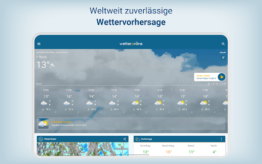 Wetter Online - RegenRadar Screenshot