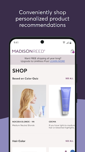 Captura de pantalla de Madison Reed App