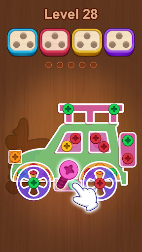 Woodbolt Sort: Nuts & Screws screenshot