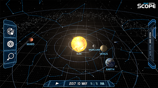 Captura de pantalla de Solar System Scope