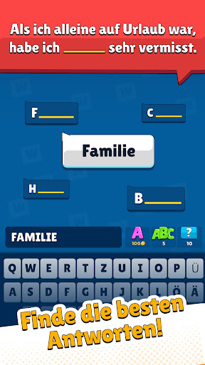 Beliebte Wörter: Familienspiel Screenshot