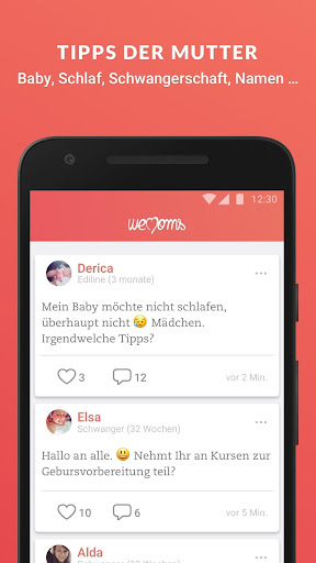 WeMoms. Mütter teilen Tipps Screenshot