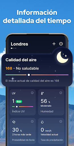 Captura de pantalla de Previsión del tiempo con radar