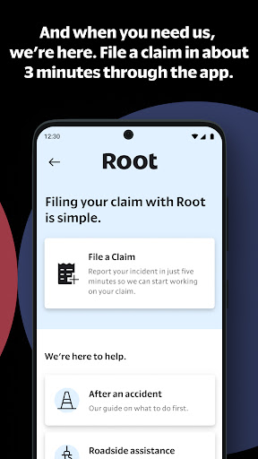Captura de pantalla de Root: Better car insurance