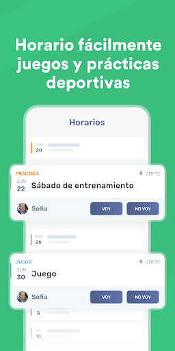Captura de pantalla de Organizar Equipos Deportivos