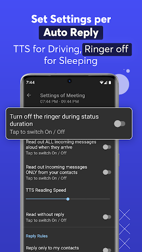 Captura de pantalla de SMS Auto Reply - Autoresponder