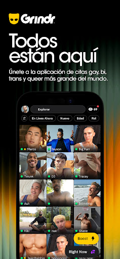 Captura de pantalla de Grindr citas y chats para gays
