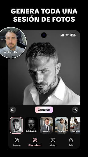 Captura de pantalla de GIO: IA Editor de Fotos