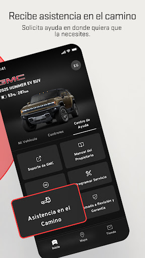 Captura de pantalla de myGMC