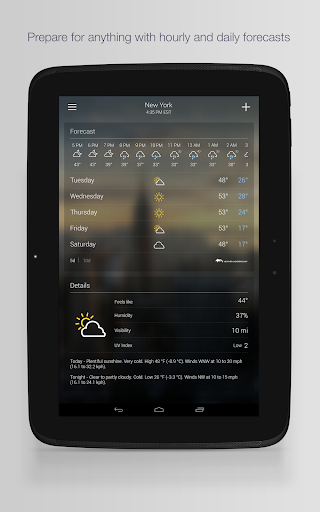 Yahoo Weather: Forecast & Maps screenshot
