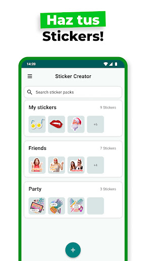 Captura de pantalla de Crear stickers - WAStickerApps