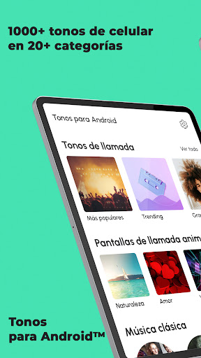 Captura de pantalla de Tonos de llamada para Android™