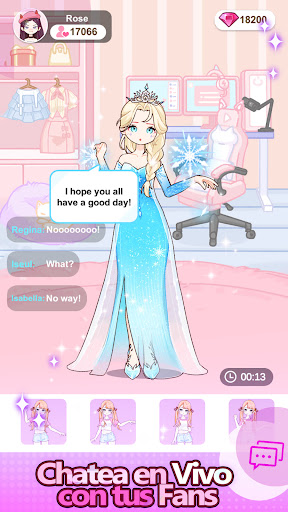 Captura de pantalla de Live Star Doll: Vestir Muñecas