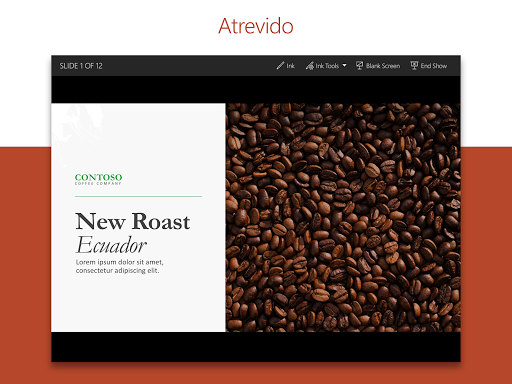 Captura de pantalla de Microsoft PowerPoint