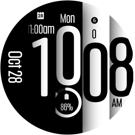 Captura de pantalla de Stretch Fall - Watch face