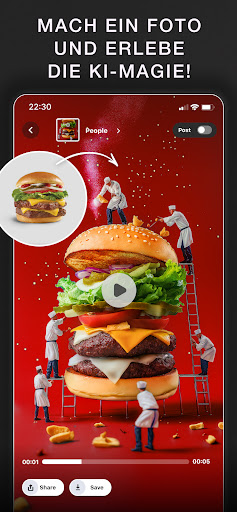 Glam AI Video & Foto Erstellen Screenshot