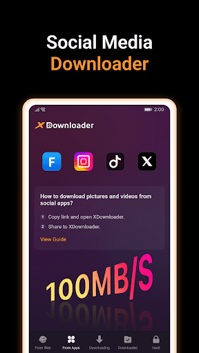 X Downloader & Video Player screenshot