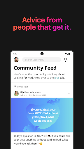 Seasoned Service Industry Jobs screenshot