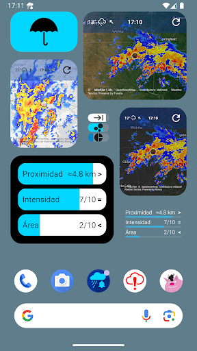Captura de pantalla de Alarma de Lluvia (Rain Alarm)