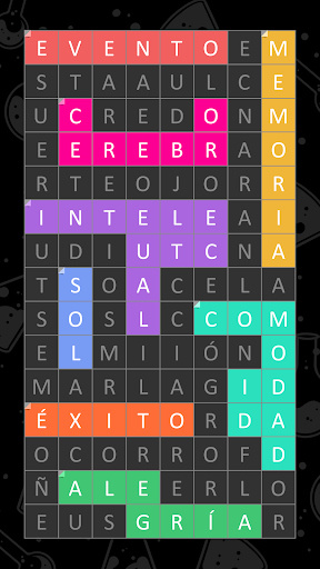 Captura de pantalla de Sopa de Letras: FillWords