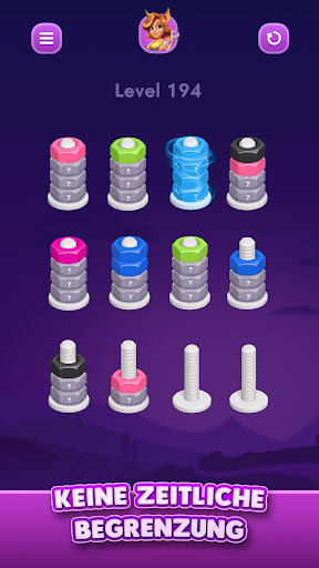 Nut Sort: Color Sorting Game Screenshot