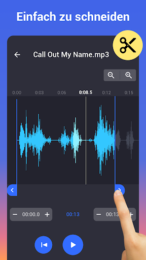 Musik schneiden & Klingeltöne Screenshot
