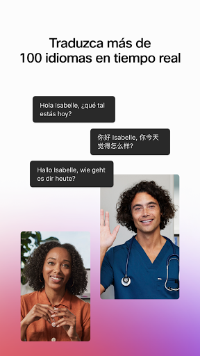 Captura de pantalla de Webex Meetings