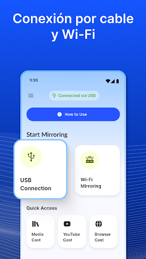 Captura de pantalla de Conector USB - Conectar a TV